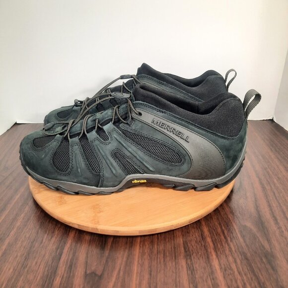 Merrell Chameleon 8 Mens 14 Shoes Black Stretch Tactical Hiking Sneakers NEW main image 4